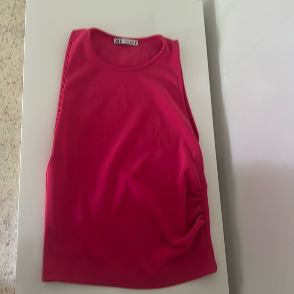 pink zara top no longer available